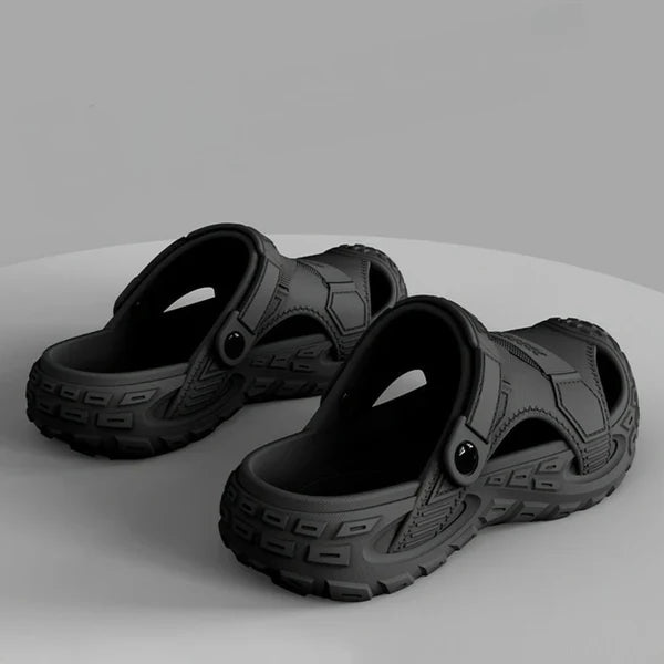 Men’s Bandalini tactical EVA clogs, lightweight closed toe outdoor slip-on shoes with rugged design and comfortable fit.