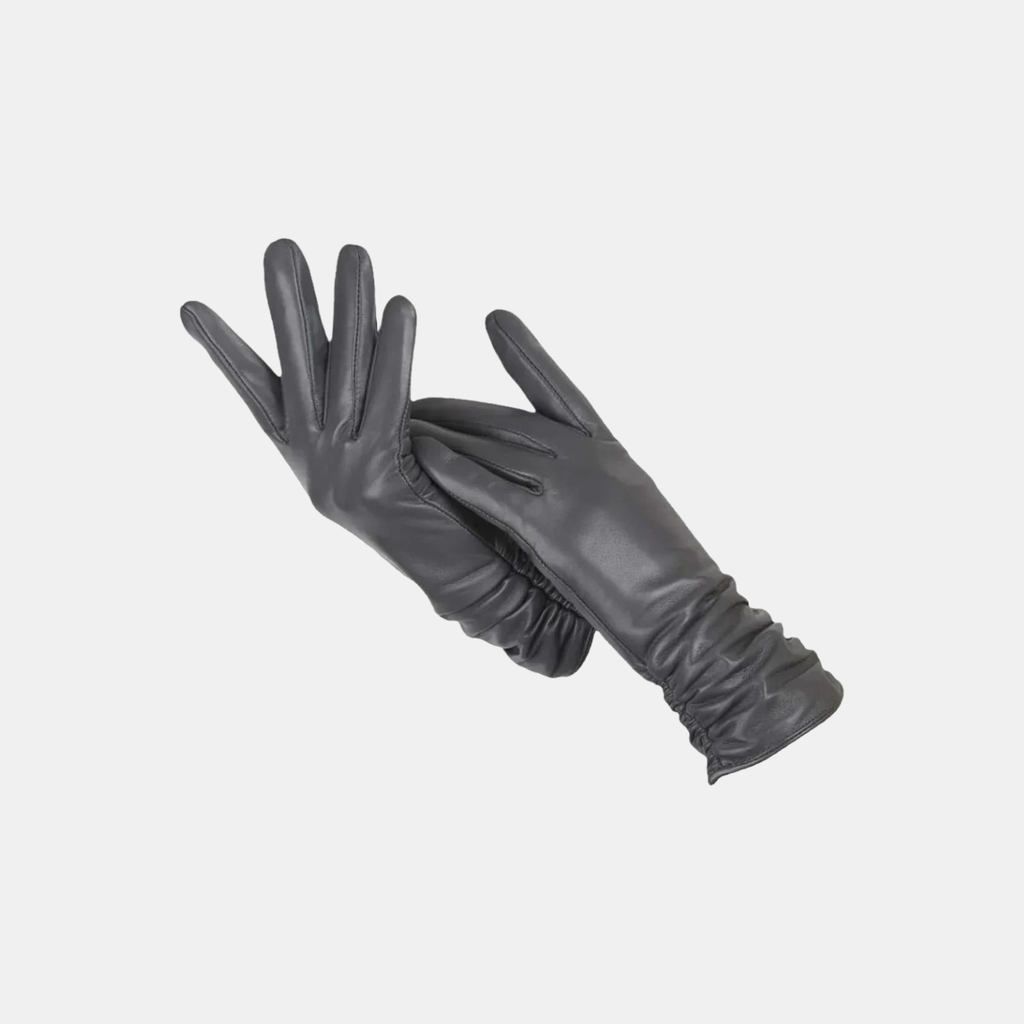 Women's Leather Winter Gloves Warm Elegant Cold Weather Accessories