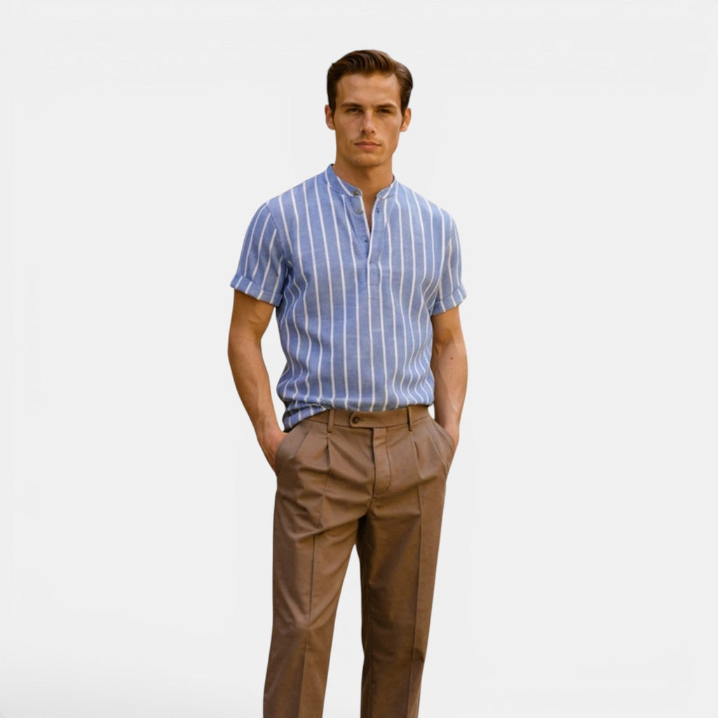Men’s Linen Polo Shirt