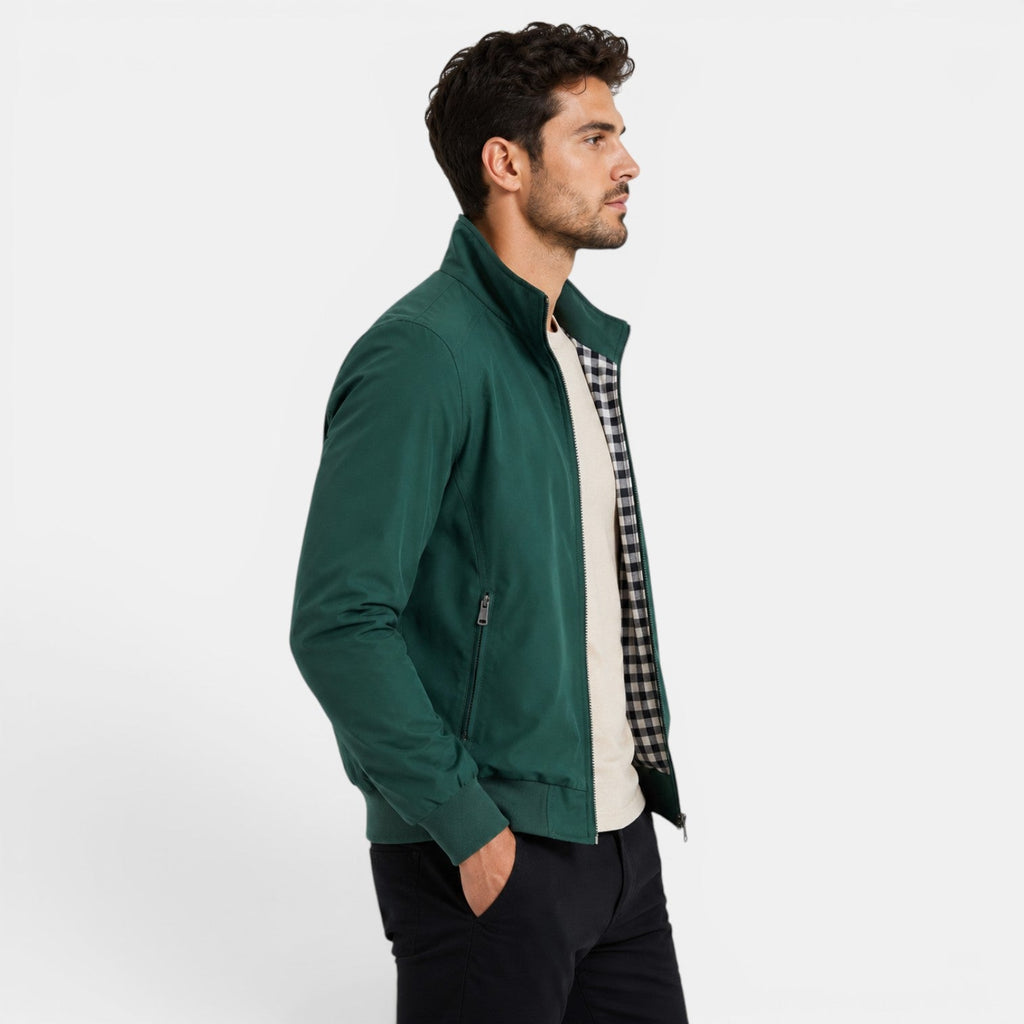 Men's Lightweight Casual Jacket Breathable Comfort Zip Front
