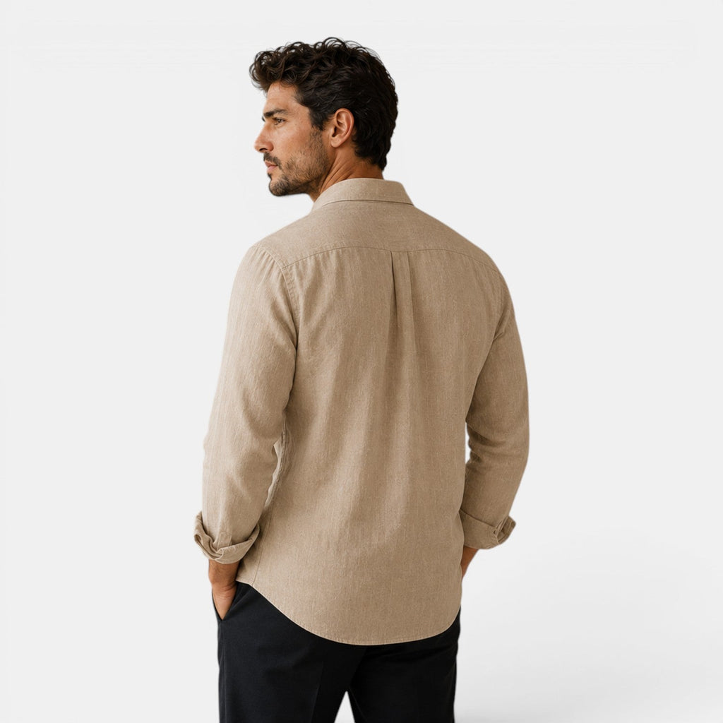 Men's Long Sleeve Shirt Lightweight Comfort Smart Casual Style