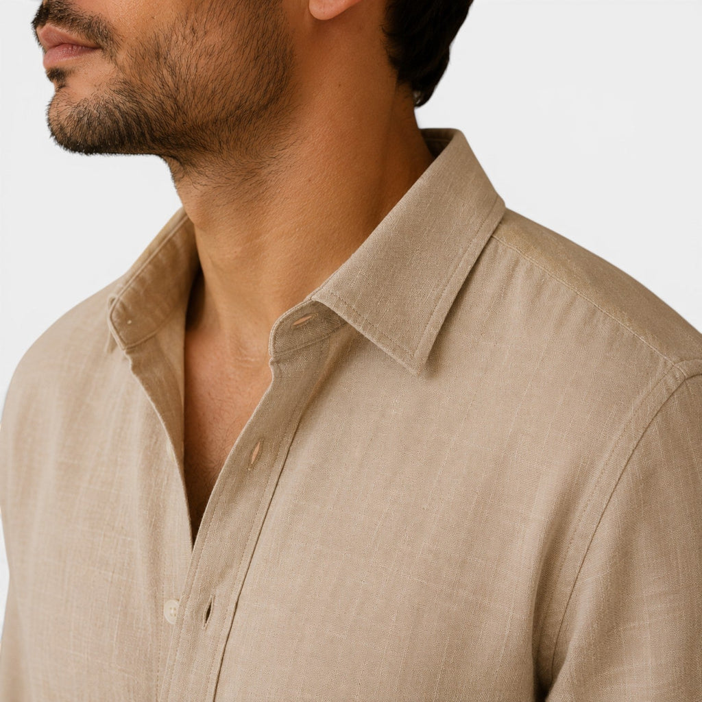 Men's Long Sleeve Shirt Lightweight Comfort Smart Casual Style