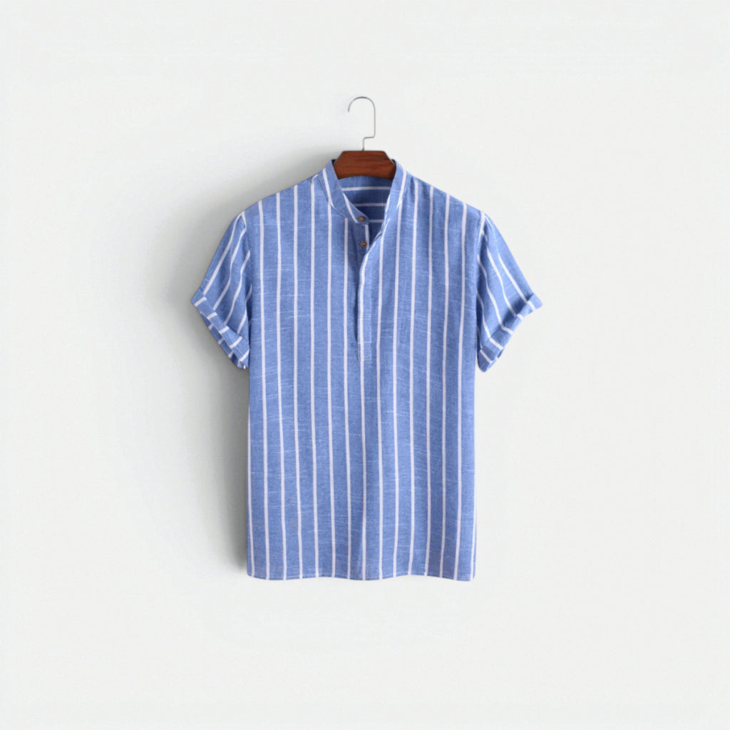 Men’s Linen Polo Shirt