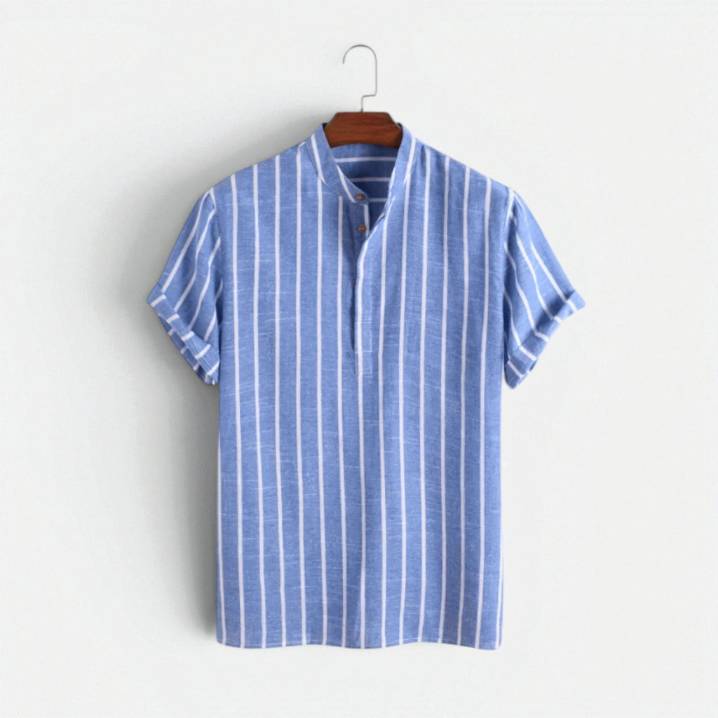 Men’s Linen Polo Shirt