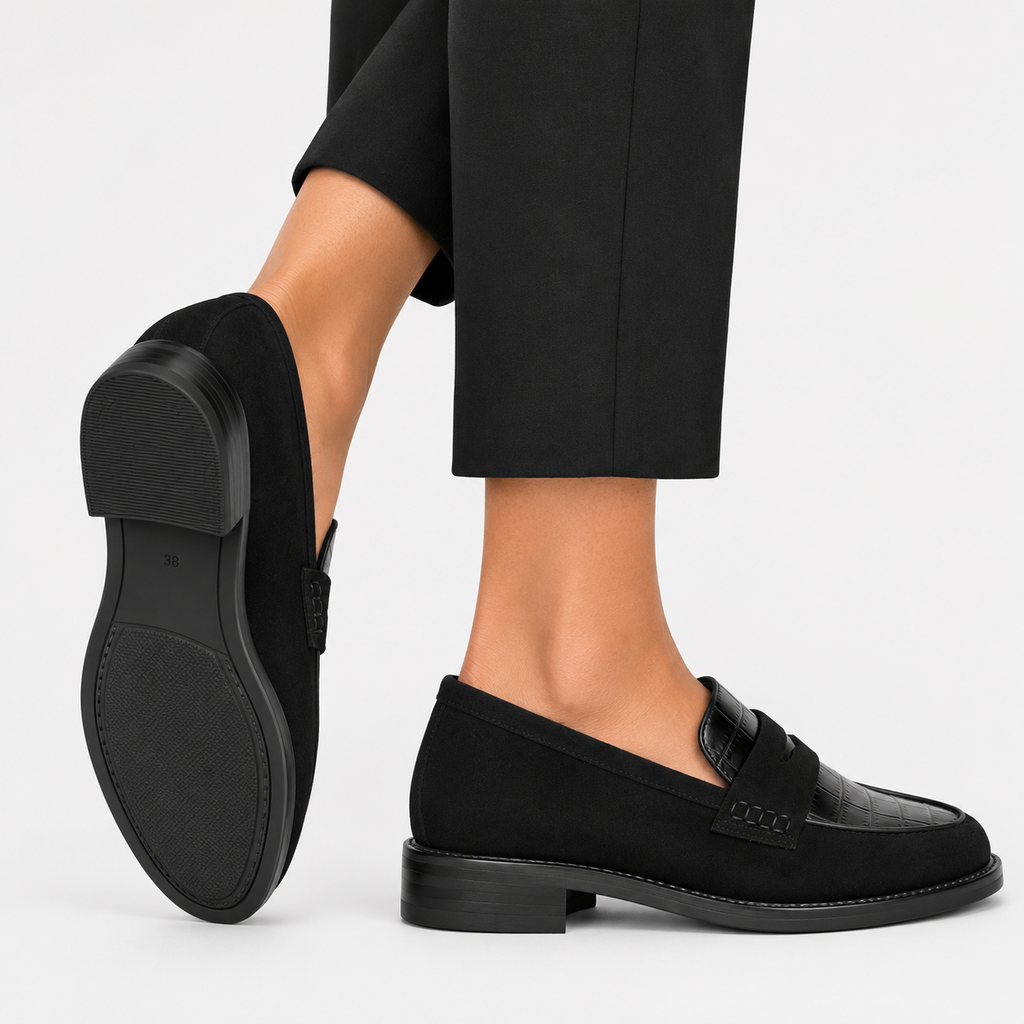 Women's Loafers Comfortable Slip-On Walking Shoes