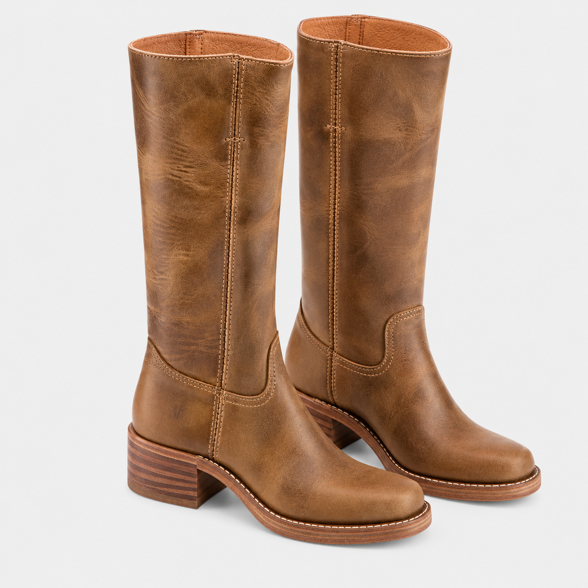 Women's Knee-High Boots – Classic Block-Heel Tall Boots