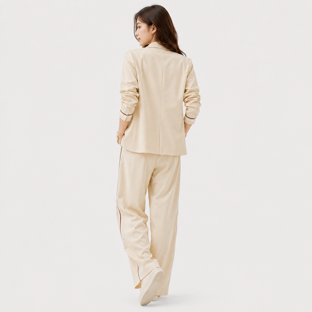 Women's Blazer and Trouser Set for Work and Formal Events