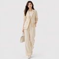 Women's Blazer and Trouser Set for Work and Formal Events